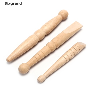 [sixgrand] 3 piezas de madera para masaje corporal, masajeador muscular, masajeador cl