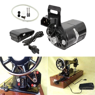 180w doméstico viejo máquina de coser motor de control de pie conjunto de pedales hechos a mano (9)