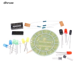 dhruw cd4017 colorido control de voz giratorio led kit de luz electrónica de bricolaje kit cl