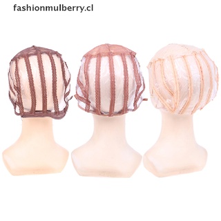 【mulberry】 1X Adjustable Wig Cap For Wig Making Weave Cap Elastic Hair Net Wig Cap Hairnets 【CL】