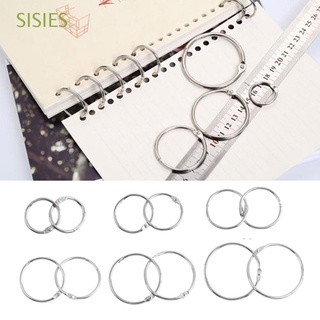 HOOPS Sisies multifuncional oficina DIY álbumes de recortes anillo dividido anillo de Metal de alta calidad carpeta de anillo de hoja suelta libro aros