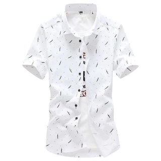 2021 nueva camisa de manga corta de los hombres de verano sección delgada joven y de mediana edad de los hombres Casual de negocios pluma camisa de manga corta sección delgada