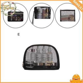 [BK] Bolsa organizador portátil para artículos de tocador, bolsa de almacenamiento de belleza, fácil de llevar para el hogar