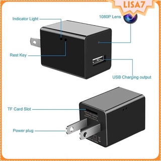 [Lisa7] cargador Usb Portátil De cámara Para grabadora De seguridad Interior (3)