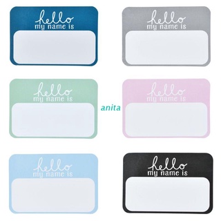 ANT 6 Pcs/set Name Tag Labels Hello My Name Is sticker Baby Announcement Sticker Newborn Hospital Photography Props School Office Stickers