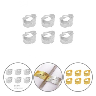 emden100 clip de servilleta de metal lindo toque festivo servilleta anillo decorativo para el hogar
