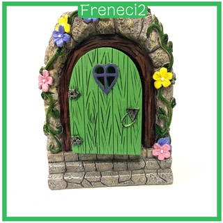 [FRENECI2] Puerta de hadas elfo Solar escalones de piedra puerta miniatura mágico jardín al aire libre