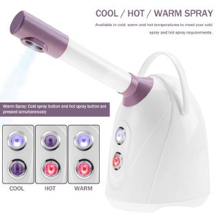 Sptade portátil caliente/Cool iónico Facial vaporizador 360 Spraying Salon Spa belleza cuidado Facial