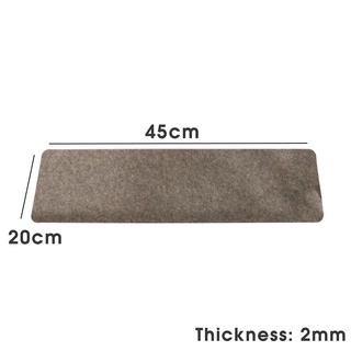 ERIC1 45x20cm alfombrilla de escalera autoadhesiva alfombras de piso escalera almohadilla 7/14PCS puede cortar fondo pegajoso DIY antideslizante alfombra de paso/Multicolor (2)