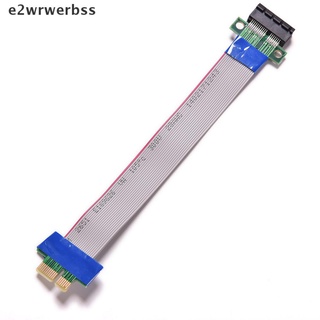 * e2wrwerbss * pci-e express 1x slot riser card adapter extender extension ribbon flex cable hot sale