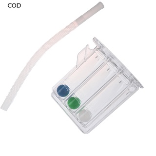 [COD] Deep Breathing Lung Capacity Exerciser Hygienic Respiratory Spirometry Trainer HOT