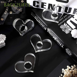 BACK2LIFE1 Portable Book Thumb Holder Love Shape Heart Bookmarks Thumb Page Holder Reading Book Students Transparent School Office Multi-function Acrylic Stationery Supplies