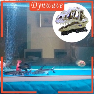 [DYNWAVE] Acuario terrario tanque de peces dinosaurio cráneo hueso resina adorno decoración