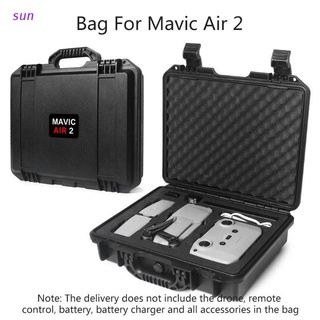 sun caja a prueba de explosiones impermeable bolsa de almacenamiento duro cubierta shell bolso portátil caso para d-ji mavic air 2 drone