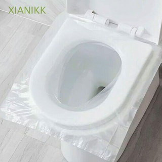 XIANIKK 50pcs Water Proof One Time Go Out Toilet Cover Toilet Seat Travel Goods Single Piece Travel Stickers Antibacterial Toilet