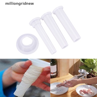[milliongridnew] 3pcs molinillo de carne embutidos relleno tubos diy fabricante de salchichas herramientas de cocina