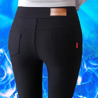 verano jeans de las mujeres lápiz pantalones super estiramiento casual pantalones negro medias de cintura alta