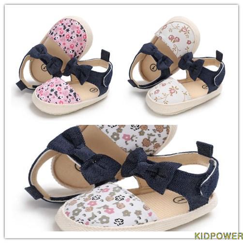 eid-verano bebé niña floral sandalias cuna suela suave antideslizante princesa zapatos