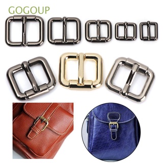 GOGOUP 1/2/5pcs Heavy Duty Hand-Bag Shoe Strap Button DIY Adjustable Pin Buckle Metal Buckle Repair Accessories Snap Rectangle Ring 13/16/20/25/32mm Leather Craft Belt Web Parts/Multicolor