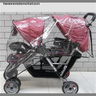 [heavendenotation] Twin Babies stroller Waterproof Wind Cover Dust Cover