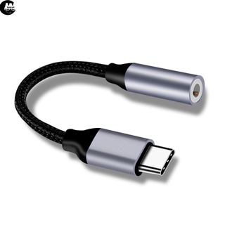Cable Adaptador USB-C Tipo A 3.5mm Audio Aux Para Huawei Xiaomi/magento