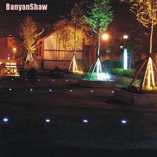 Banyanshaw 12 LED energía Solar enterrada luz tierra camino camino jardín Decking luz JUR (6)