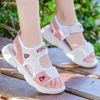 Sandalias De Niña Verano 2021 Nuevos Niños s Princesa Niñas Zapatos Suave Suela Antideslizante Para Grandes