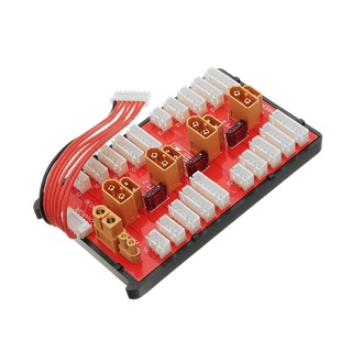 pg placa de carga paralela xt30 xt60 plug soporta 4 paquetes de batería lipo de 2-8s
