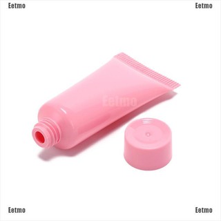 (Eetmo) 5pcs cosmética suave tubo 5 ml loción plástica contenedores vacíos botellas reutilizables (8)