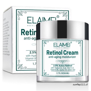 sunfay111.cl crema de retinol para cara, hidratante facial con 2,5% retinol activo para mujeres hombres