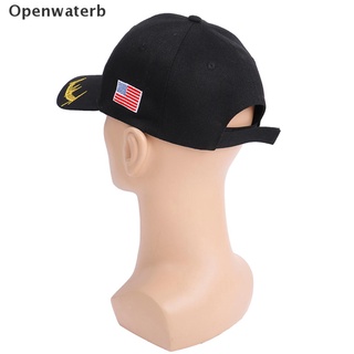 [Openwaterb] Donald Trump 2024 MAGA sombrero gorra USA KAG I'll Be Back algodón gorra de béisbol