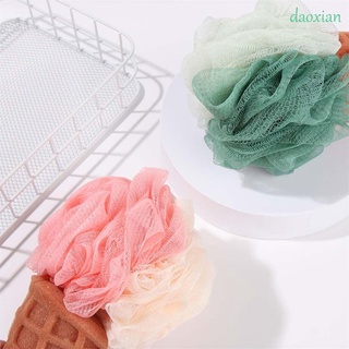 Daoxian accesorio Para baño en forma De helado/exfoliante Para baño/cuerpo De malla suave/esponjoso/multicolor