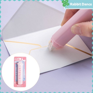 [danza De conejo] lindo diseño De Pata De Gato 2 en 1 doble cabeza De 7 M corrector De cinta correctora De pegamento para niños regalos oficina escritura (2)