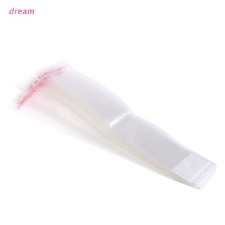 dream 100 unids/set bolsas de plástico transparente autoadhesivas opp joyería poly seal