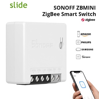 slide SONOFF ZB MINI Zigbee 3.0 DIY Smart Switch Interruptor De Dos Vías APP Control Remoto Funciona Con Smartthing/Hue Hub /