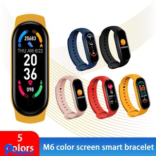 Pick me!! M6 Smart Bracelet Watch Fitness Tracker Heart Rate Blood Pressure Monitor Color Screen Smart Bracelet For Mobile Phone Pedro