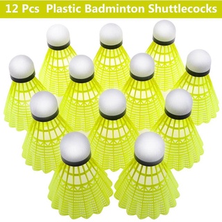 PHENOAIN 3/6/12Pcs Homehold Badminton Shuttlecocks Indoor Plastic Nylon Stable Outdoor Durable Sports Training Balls (4)