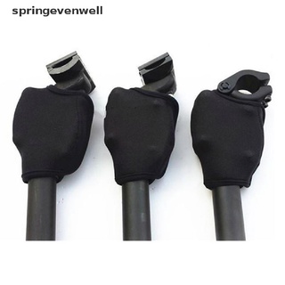 [springevenwell] funda de tija de sillín genérica para suspensión, color negro