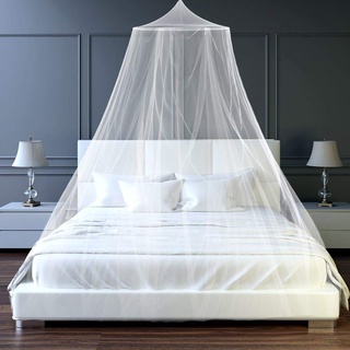 4 colores verano Elgant colgado cúpula mosquitera para cama doble verano poliéster malla tela hogar dormitorio bebé adultos decoración colgante (1)