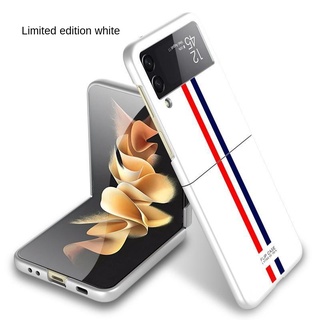 para samsung galaxy z flip3 teléfono móvil shell ultra-delgado creativo pc pintado zflip 3 protección plegable