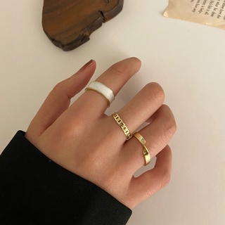 2021 nuevo estilo gótico tres piezas anillos de apertura para mujer moda coreana joyería europea y americana boda fiesta sexy anillo