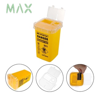 max útil recoger caja de almacenamiento caja de residuos sharps contenedor nuevo biohazard caja gadget herramienta médica agujas bin/multicolor