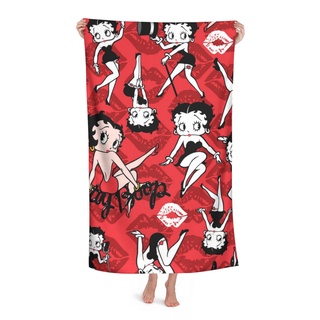 betty boop - toallas de microfibra unisex, toallas de baño, toallas de playa impresas, 130 x 80 cm (52 x 32 pulgadas)
