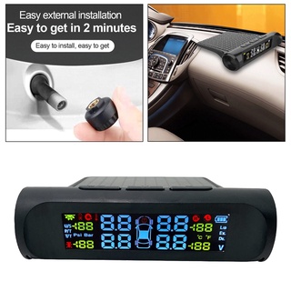 sistema de monitoreo de presión de neumáticos de coche con 4 sensores externos tpms universal (4)