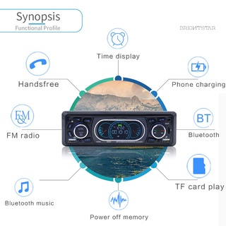 🅑🅡 SWM 8809 1 Car Radio Bluetooth Remote Control Dual USB Stereo MP3 Player (2)