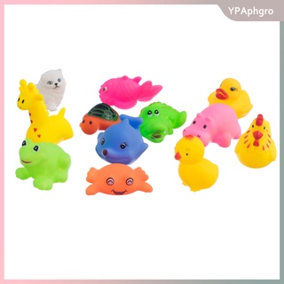 Práctico 12pcs niños niños mezclado lindo Animal baño piscina juguete
