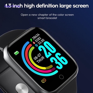 Y68 pulsera inteligente con Monitor de presión arterial y frecuencia cardíaca impermeable para iOS/Android (2)