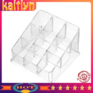 kaitlyn 3 estilos lápiz labial caja transparente vanidad versátil uso maquillaje titular reutilizable para el hogar
