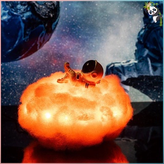 Astronaut Decoration Astronaut Cloud Lamp Lying Down Astronaut Remote Control Model Normal Creative Gift