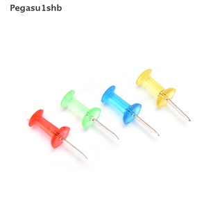[pegasu1shb] 100x multicolor translúcido surtido empuje pin dibujo tablero de corcho decoración de oficina caliente
